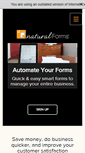 Mobile Screenshot of naturalforms.com